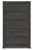 Fraluna - Charcoal - Chest of Drawers (PCB3370-46) by Ashley