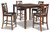 Bennox - Brown - Counter Height Dining Table and Bar Stools (Set of 5) (D384-223) by Ashley