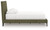 Chirason - Sage Green - Full Upholstered Bed with Roll Slats (PCB3367-72) by Ashley
