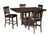Haddigan - Dark Brown - Counter Height Dining Extension Table (D596-42) by Ashley