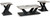 Cendill - Dark Brown/White/Black - Table (Set of 3) (T403-13) by Ashley