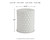 Polly - White - Stool (A3000013) by Ashley