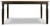 Owingsville - Black/Brown - Dining Table (D580-25) by Ashley