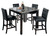 Maysville - Black - Counter Height Dining Table and Bar Stools (Set of 5) (D154-223) by Ashley