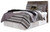 Derekson - Multi Gray - Full Panel Headboard (B200-87) by Ashley