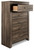 Juararo - Dark Brown - Chest of Drawers (B251-46) by Ashley