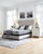8 Inch Chime Innerspring - White - King Mattress in a Box (M69541) by Ashley