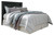 Brinxton - Charcoal - King/California King Panel Headboard (B249-68) by Ashley