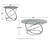 Hollynyx - Chrome Finish - Table (Set of 3) (T270-13) by Ashley
