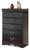 Huey Vineyard - Black - Chest of Drawers (B128-46) by Ashley