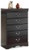 Huey Vineyard - Black - Chest of Drawers (B128-46) by Ashley
