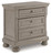 Lettner - Light Gray - Nightstand (B733-92) by Ashley