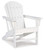 Sundown Treasure - White - Adirondack Chair (P011-898) by Ashley