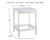 Sundown Treasure - White - End Table (P011-703) by Ashley