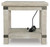 Carynhurst - White Wash Gray - End Table (T757-3) by Ashley