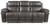 Erlangen - Midnight - Power Reclining Sofa (3000415) by Ashley