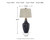 Evania - Indigo - Table Lamp (L207344) by Ashley