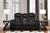 Party Time - Midnight - Power Reclining Loveseat with Console (3700318) by Ashley