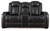 Party Time - Midnight - Power Reclining Loveseat with Console (3700318) by Ashley