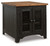 Valebeck - Black/Brown - End Table (T468-3) by Ashley