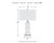 Malise - White - Table Lamp (L429014) by Ashley