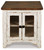 Wystfield - White/Brown - End Table (T459-3) by Ashley