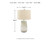 Shavon - Beige/White - Table Lamp (L100724) by Ashley