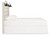 Cambeck - Whitewash - King Panel Headboard (B192-58) by Ashley