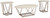 Tarica - Two-tone - Table (Set of 3) (T385-13) by Ashley