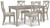 Parellen - Gray - Dining Table (D291-25) by Ashley