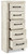 Cambeck - Whitewash - Narrow Chest of Drawers (B192-11) by Ashley