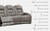 The Man-Den - Gray - Power Reclining Sofa (U8530515) by Ashley