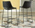 Centiar - Black - Pub Height Bar Stool (Set of 2) (D372-630) by Ashley