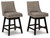 Tallenger - Light Gray - Counter Height Bar Stool (Set of 2) (D380-424) by Ashley Tallenger - Light Gray - Counter Height Bar Stool (Set of 2) (D380-424) by Ashley