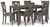 Caitbrook - Gray - Dining Table and Chairs (Set of 7) (D388-425) by Ashley