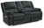 Draycoll - Slate - Power Reclining Loveseat with Console (7650496) by Ashley