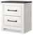 Gerridan - White/Gray - Nightstand (B1190-92) by Ashley