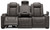 HyllMont - Gray - Power Reclining Sofa (9300315) by Ashley