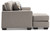 Greaves - Stone - Sofa Chaise (5510418) by Ashley