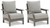 Visola - Gray - Lounge Chair with Cushion (Set of 2) (P802-820) by Ashley