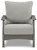 Visola - Gray - Lounge Chair with Cushion (Set of 2) (P802-820) by Ashley