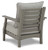 Visola - Gray - Lounge Chair with Cushion (Set of 2) (P802-820) by Ashley