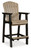 Fairen Trail - Black/Driftwood - Barstool (Set of 2) (P211-130) by Ashley