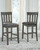 Hallanden - Two-tone Gray - Counter Height Bar Stool (Set of 2) (D589-124) by Ashley