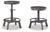 Torjin - Gray - Counter Height Stool (Set of 2) (D440-324) by Ashley