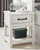 Dorrinson - White - Nightstand (B067-91) by Ashley