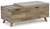 Gerdanet - Beige/Brown - Storage Bench (A3000318) by Ashley