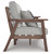 Emmeline - Brown/Beige - Outdoor Sofa with Cushion (P420-838) by Ashley