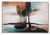 Brunonia - Teal/Orange/Black - Wall Art (A8000337) by Ashley