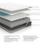 12 Inch Pocketed Hybrid - White - King Mattress (M59041) by Ashley